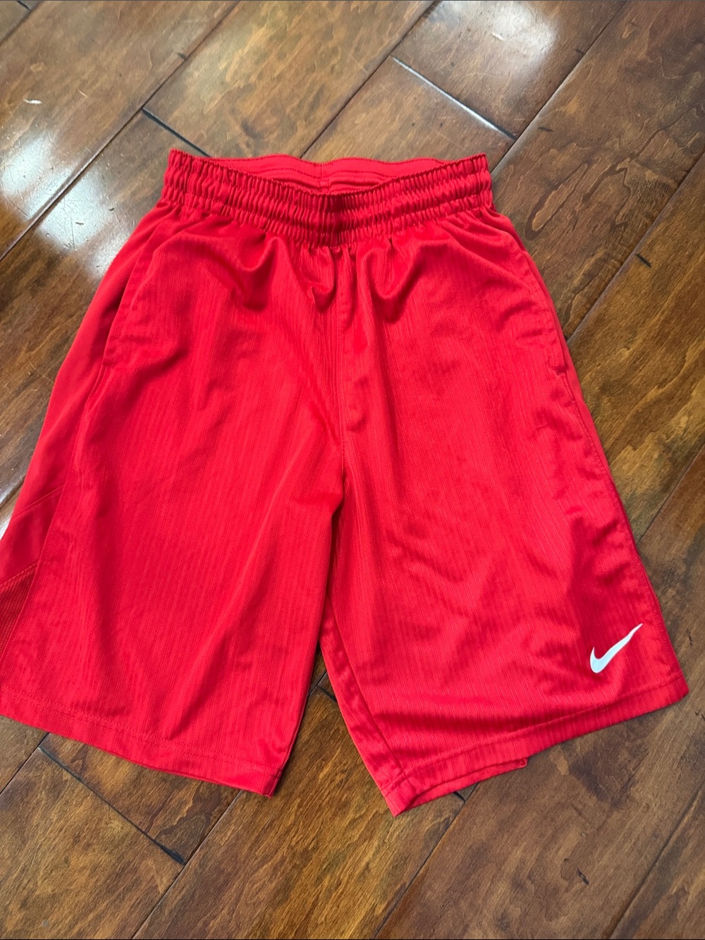 Nike Red Basketball Shorts with White Swoosh. Mens M. Great Condition!